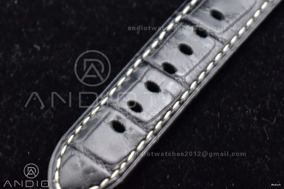 Best 1:1 on Black Dial P.9010 Edition PAM1312  Black VSF Leather Strap 1126